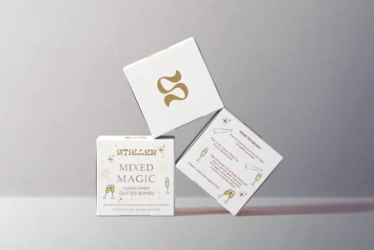 Staller Mixed Magic pack with multi-color edible glitter bombs