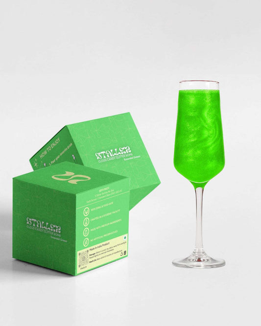 Emerald Green (Green) Cloud Candy Glitter Bomb