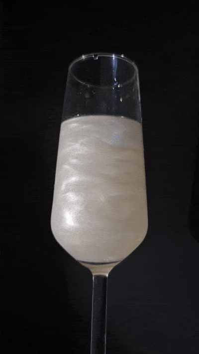 Staller Ocean White – Luxury Cotton Candy Glitter Bomb for Cocktails & Champagne - thestallers